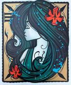 Inkie (1969) - Ink Nouveau Aqua, Antiek en Kunst