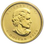 Canada. 2009 1/20 oz $1 CAD Canadian Gold Maple Leaf Coin