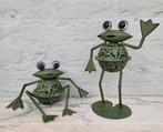 Figurine - A pair of Frog candleholders - Métal
