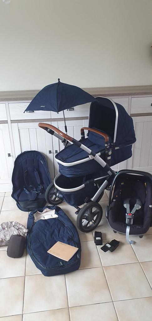 Complete Joolz Geo 3 in 1 Complete Kinderwagen set, Kinderen en Baby's, Kinderwagens en Combinaties, Duowagen, Luchtbanden, Met autostoeltje