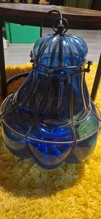 Plafondlamp - Glas - Drie Venetiaans stijl lampen, Antiek en Kunst