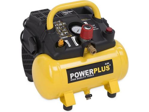 Powerplus POWX1721 Compressor - Luchtcompressor - 1100W - 8, Huis en Inrichting, Woonaccessoires | Overige, Zo goed als nieuw