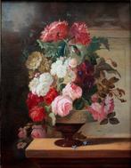 J. Parise (XIX) - Classical still life with flowers, Antiek en Kunst, Kunst | Schilderijen | Klassiek
