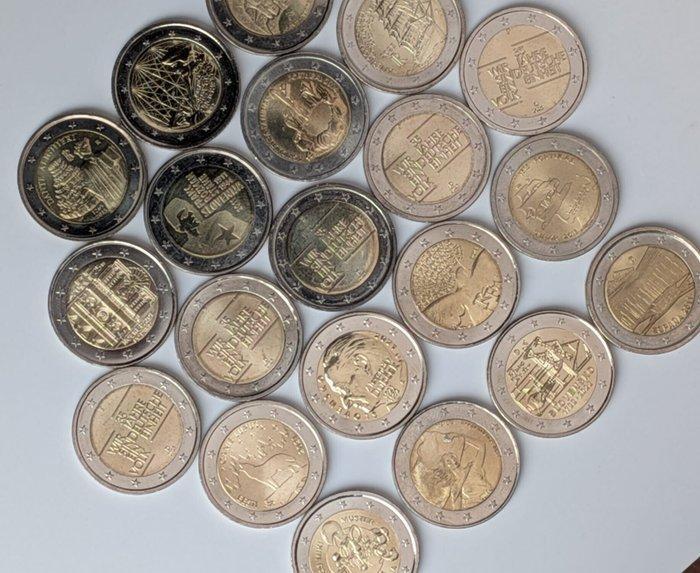 Europa. 2 Euro 2011/2025 (20 coins) (Zonder minimumprijs), Postzegels en Munten, Munten | Europa | Euromunten
