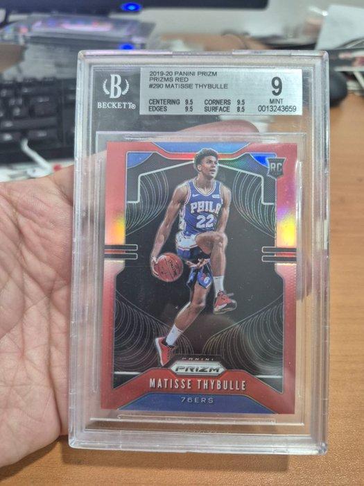 Matisse Thybulle Prizm Red Rookie Card #290 61/299 Rookie, Verzamelen, Stickers