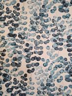 Tessuto Art Nouveau met eucalyptusbladeren - 300x280cm -