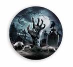 Halloween Borden Kerkhof 23cm 6st, Verzenden, Nieuw