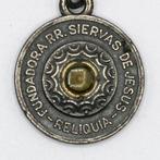 Relikwie - Metaal, Textiel - 1940-1950 - Heilige Maria, Antiek en Kunst