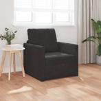 vidaXL Vloersofa Bed 2-in-1 Zwart 74x77x81 cm Velvet, Huis en Inrichting, Zetels | Zetels, Verzenden, Nieuw
