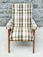 Fauteuil - Tartaan - Deense neerklapbare ontwerpen, Antiek en Kunst