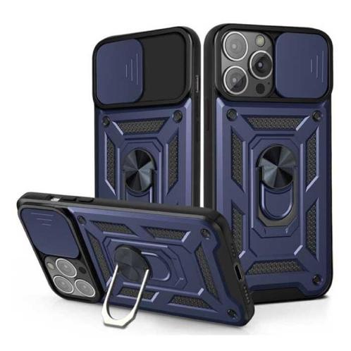 iPhone 14 Pro Max - Armor Hoesje met Kickstand en Camera, Télécoms, Téléphonie mobile | Housses, Coques & Façades | Apple iPhone
