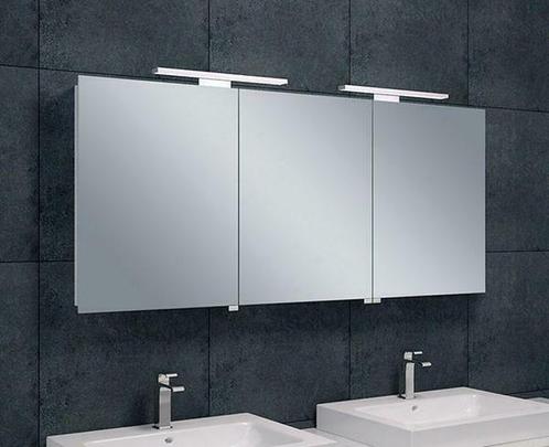 Luxe spiegelkast +Led verlichting 140x60x14cm, Maison & Meubles, Accessoires pour la Maison | Miroirs, Enlèvement ou Envoi