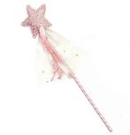 Prinsessenjurk - Toverstaf - Roze - Kleedje, Verzenden, Nieuw