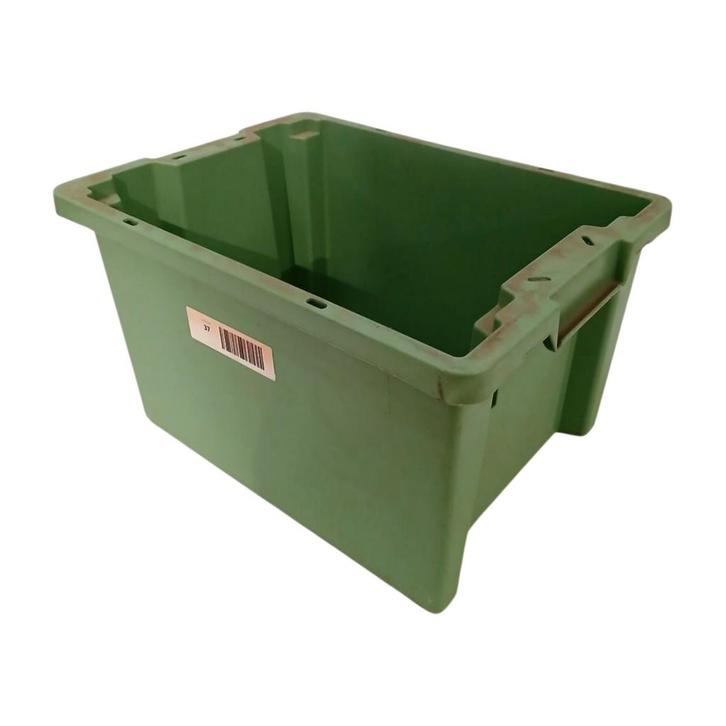 Schoeller Allibert Nestbare Stapelbak Groen 400x300x220 mm, Bricolage & Construction, Casiers & Boîtes, Enlèvement ou Envoi