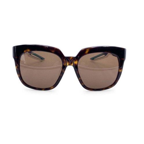 Balenciaga - Brown TripleS Squared Sunglasses BB0025SA 55/19, Bijoux, Sacs & Beauté, Lunettes de Soleil & Lunettes | Femmes