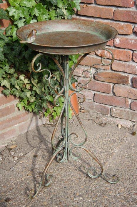 Vogelbad - Voederplaats - 74 cm - metaal, Antiek en Kunst, Curiosa en Brocante