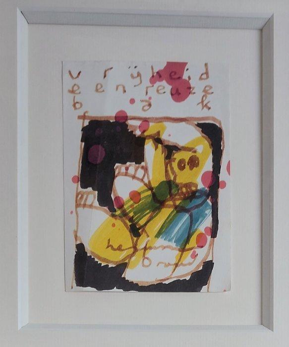 Herman Brood (1946-2001) - Vrijheid, Antiek en Kunst, Kunst | Schilderijen | Modern