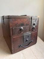 Doos - Edo-periode bootkist Suzuri-bako inktdoos kast antiek