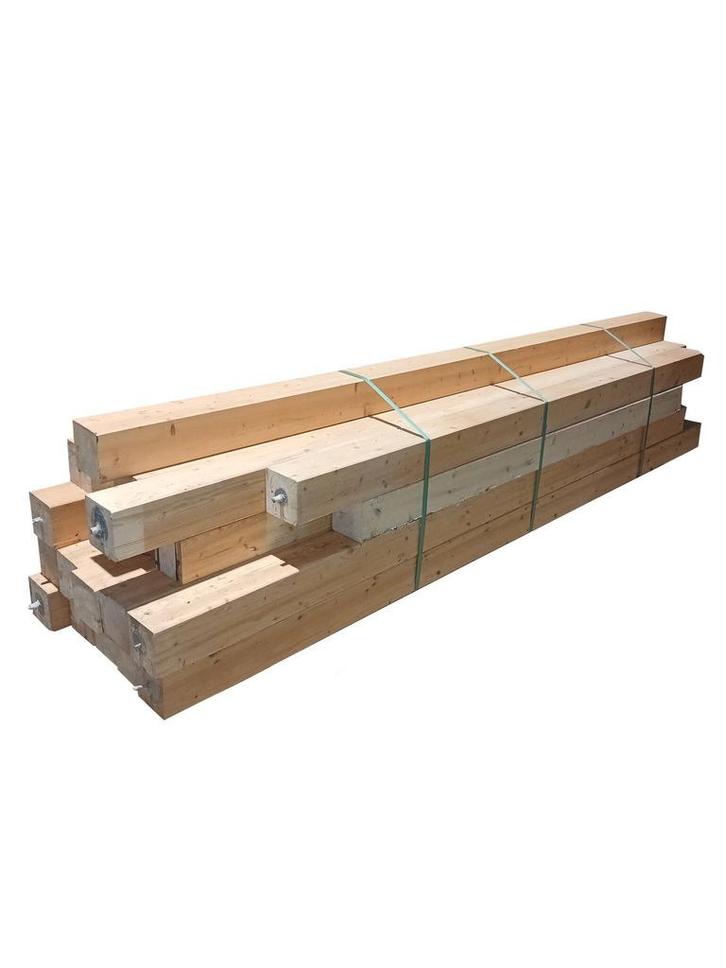 Vuren verlijmde balk vierkant 140x140mm gebruikt 2700mm, Bricolage & Construction, Bricolage & Rénovation Autre, Enlèvement ou Envoi