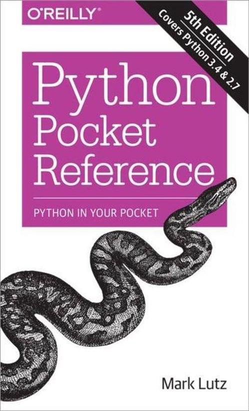 Python Pocket Reference 9781449357016 Mark Lutz, Boeken, Taal | Engels, Gelezen, Verzenden