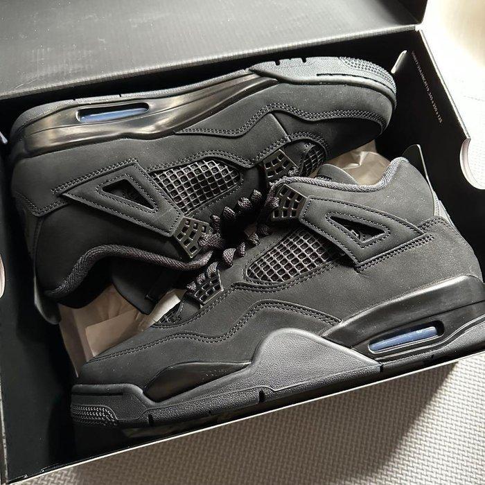 Nike - Air Jordan 4 Retro Black Cat (2025) - FV5029-010 -, Vêtements | Hommes, Chaussures