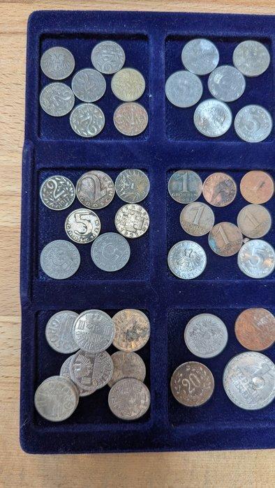 Hongarije, Oostenrijk. Lot of 85+ coins, various metals and, Postzegels en Munten, Munten | Europa | Niet-Euromunten