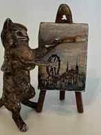 sculptuur, Le peintre - 6 cm - Koud geverfd brons