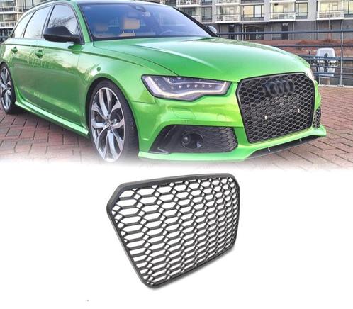 GRILLE AUDI A6 C7 4G 11-14 LOOK RS6 2020 NOIR MAT, Auto-onderdelen, Carrosserie, Verzenden
