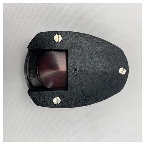 Bieden: Allpa RED portside black navigation light 12/24V -, Watersport en Boten, Bootonderdelen, Ophalen of Verzenden