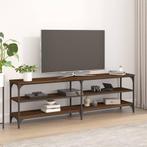 vidaXL Tv-meubel 160x30x50 cm bewerkt hout bruin eikenkleur, Verzenden, Nieuw