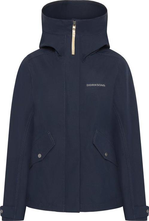Didriksons SILJA WNS JKT Dames Outdoorjas Maat 42  - Dark..., Kleding | Dames, Jassen | Winter, Nieuw, Verzenden