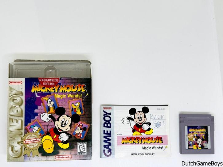 Gameboy Classic - Mickey Mouse - Magic Wands - USA, Games en Spelcomputers, Games | Nintendo Game Boy, Gebruikt, Verzenden