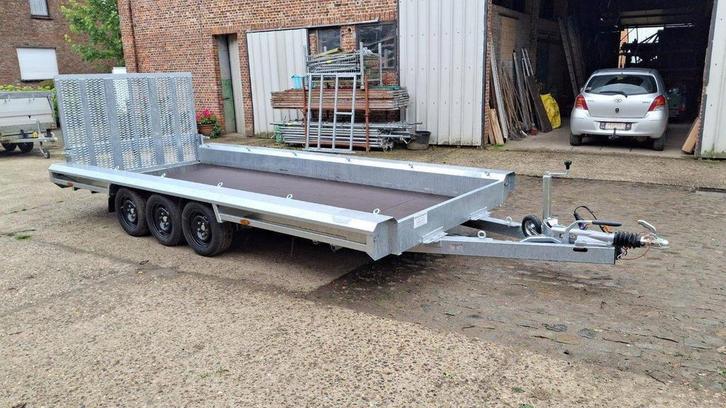 Veiling: Machinetransporter Vlemmix 3500kg 400x180cm Nieuw, Auto's, Vrachtwagens, Ophalen