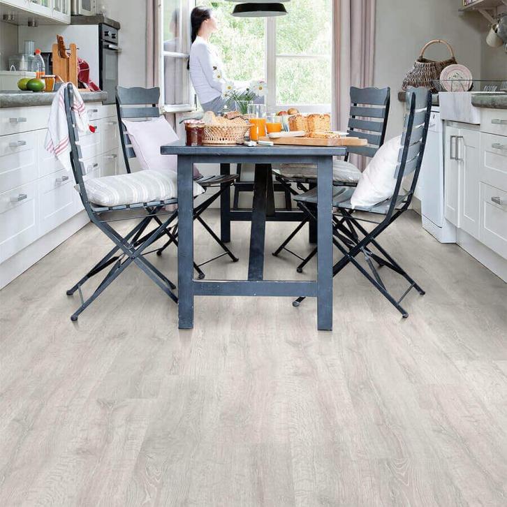 Quick Step Classic CL1653 Reclaimed Patina laminaat eik wit, Bricolage & Construction, Planches & Dalles, Enlèvement ou Envoi