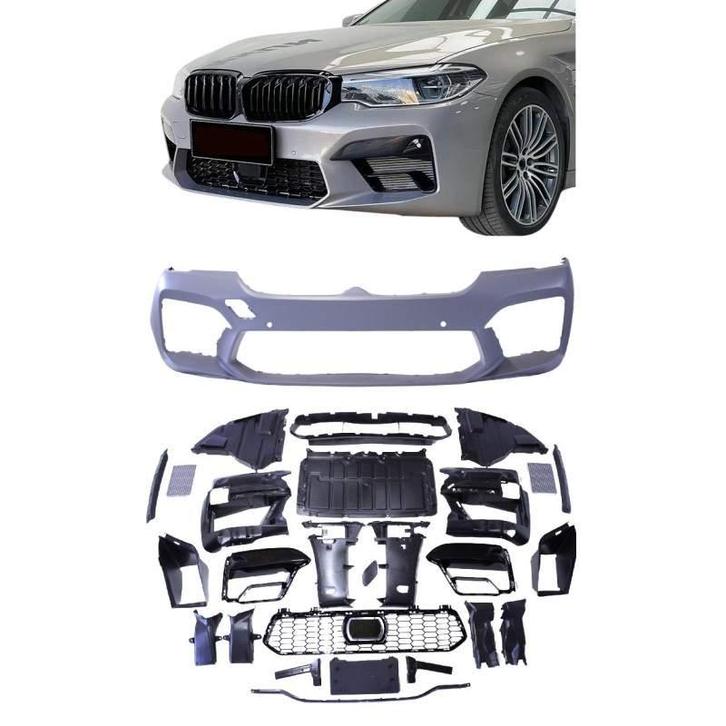 Bumper voorbumper voor bmw 5 serie g30 g31 facelift m5 look, Auto-onderdelen, Carrosserie