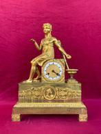 Pendule Empire Ormolu - 1815-1825, Antiquités & Art, Antiquités | Horloges