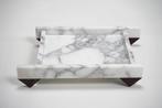 DFlab Studio - Tafelmiddenstuk - 90° - Carrara marmer, Rosso