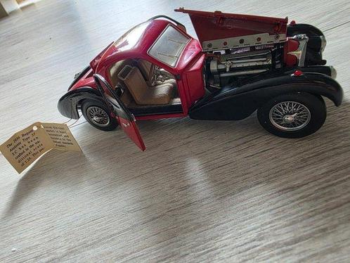 Franklin Mint 1:24 - Modelauto - 1936 Bugatti Atalante, Hobby en Vrije tijd, Modelauto's | 1:5 tot 1:12