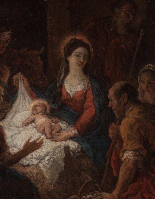 Spanish school, 17th century - The Adorations of the, Antiek en Kunst, Kunst | Schilderijen | Klassiek