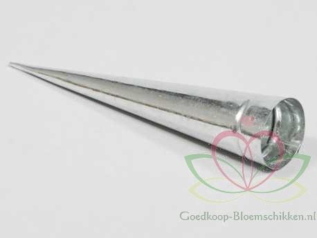 Conische waxinehouder 25*4 cm. zink 15stuks ! pak waxine, Hobby en Vrije tijd, Knutselen, Nieuw