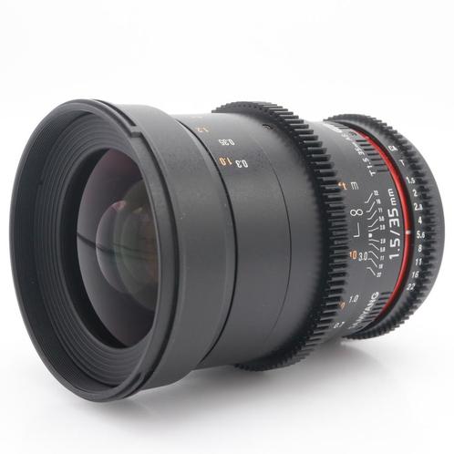 Samyang 35mm T1.5 ED AS UMC II Canon VDSLR | Tweedehands, Audio, Tv en Foto, Foto | Lenzen en Objectieven, Zo goed als nieuw, Verzenden