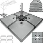 tillvex® Parasolstandaard 90 liter / 120 kg – 4-delig voor z, Tuin en Terras, Verzenden, Nieuw
