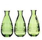 Gekleurd glazen flesje rome soft green lichtgroen / stuk, Hobby en Vrije tijd, Nieuw