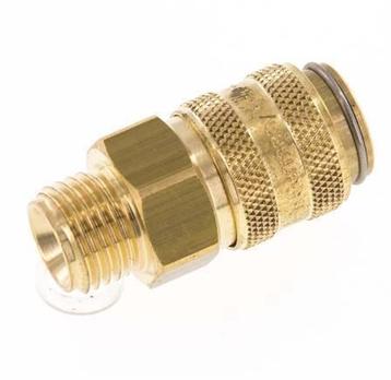Coupleur dair en laiton DN 6 (Micro) Douille G 1/4 pouce, Verzenden