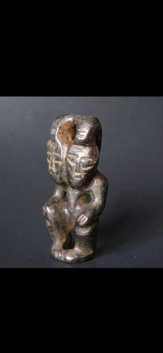 Ancienne figure de talisman - Apollo de Hongshan - Serpent -
