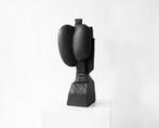 Ros Khavro - sculptuur, Abstract - Unique - 60 cm - Acacia -