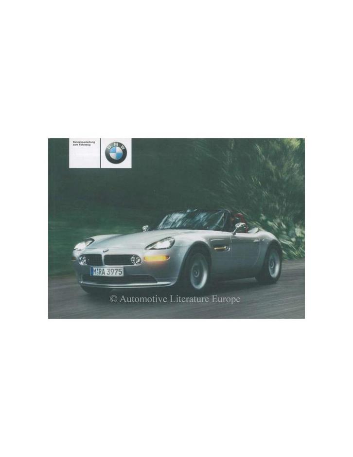 2002 BMW Z8 INSTRUCTIEBOEKJE DUITS, Auto diversen, Handleidingen en Instructieboekjes, Ophalen of Verzenden