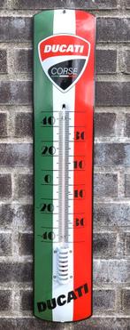 Emaille thermometer Ducati Corse, Verzamelen, Merken en Reclamevoorwerpen, Verzenden, Nieuw
