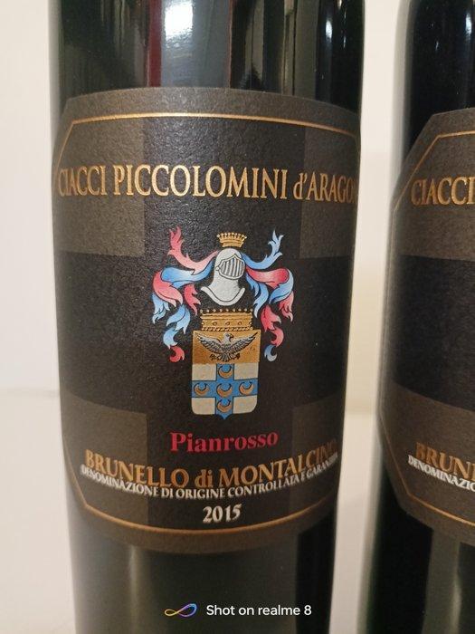 2015 Ciacci Piccolomini dAragona, Pianrosso - Brunello di, Verzamelen, Wijnen