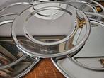 Plaque de charge (9) - 9 beaux sous-assiettes en inox poli
